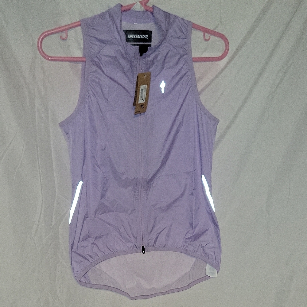 Womens Cycling Vest Windproof Fitted Road Mtn Gravel Foldable